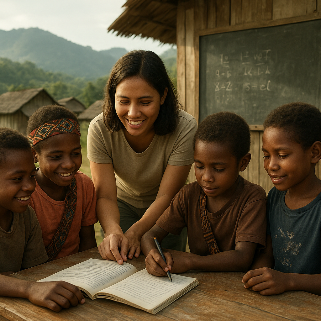 Kilas Pelosok: Semangat Belajar Anak-Anak Papua di Tengah Keterbatasan
