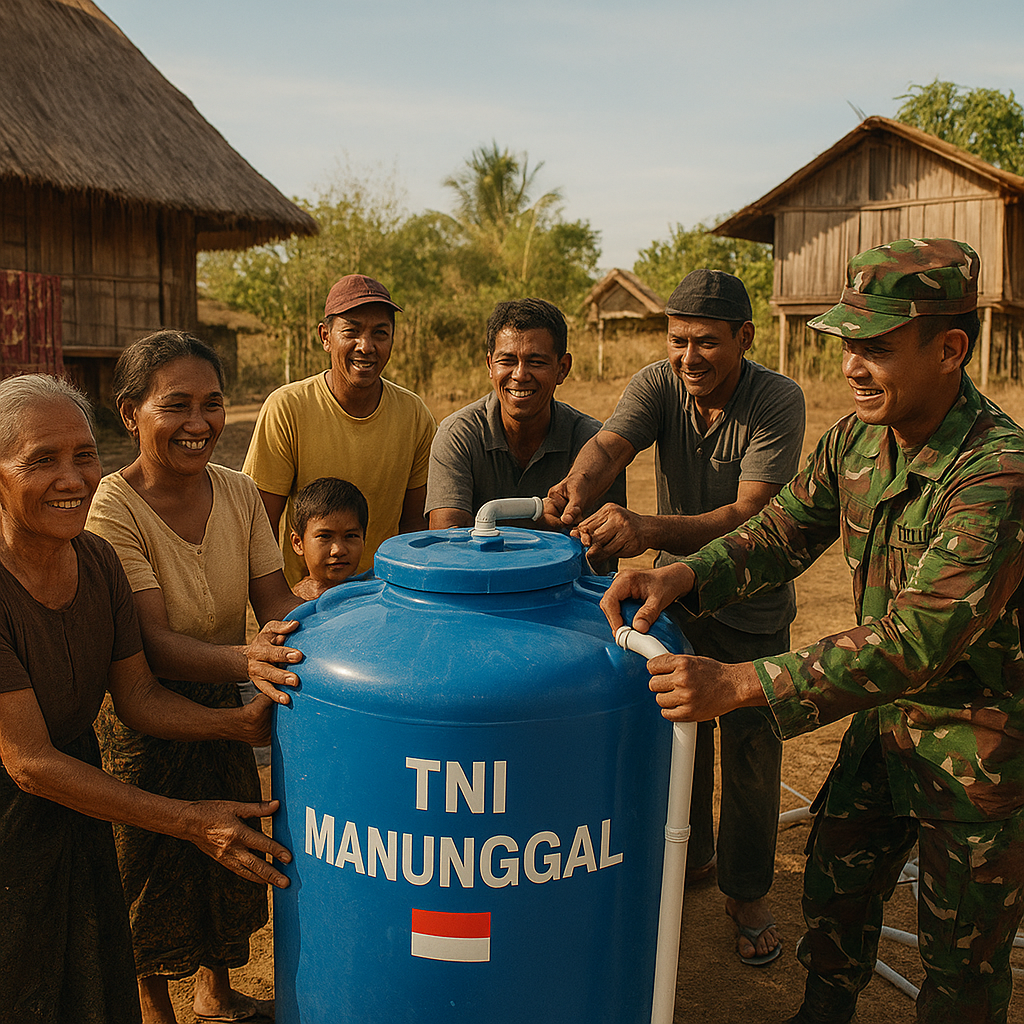 Aspirasi Warga: Minta Program TNI Manunggal Diperluas ke Daerah Kami yang Masih Susah Air