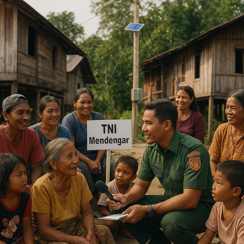 Warga Desa di Kalimantan Tanya: Kapan Program Listrik dari TNI Bisa Dinikmati Semua Rumah?