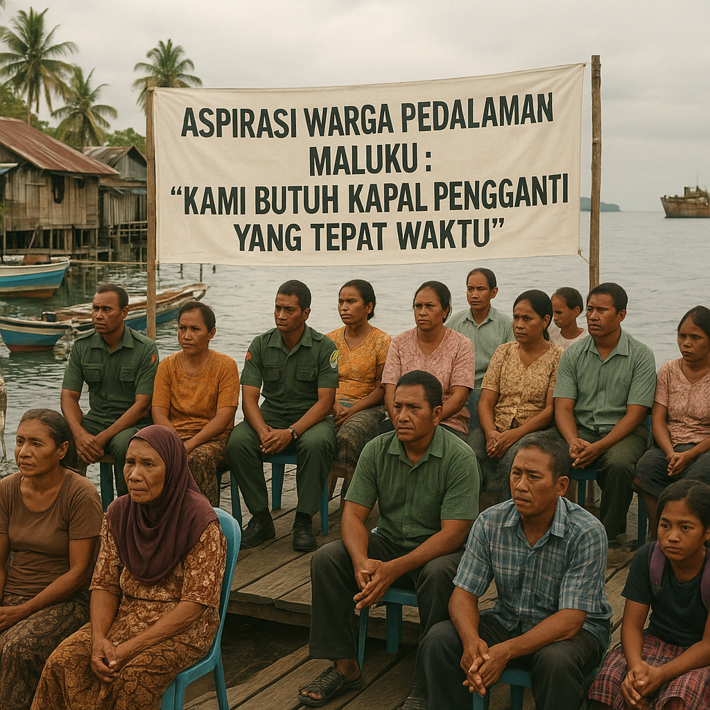 Aspirasi Warga Pedalaman Maluku: "Kami Butuh Kapal Pengganti yang Tepat Waktu"