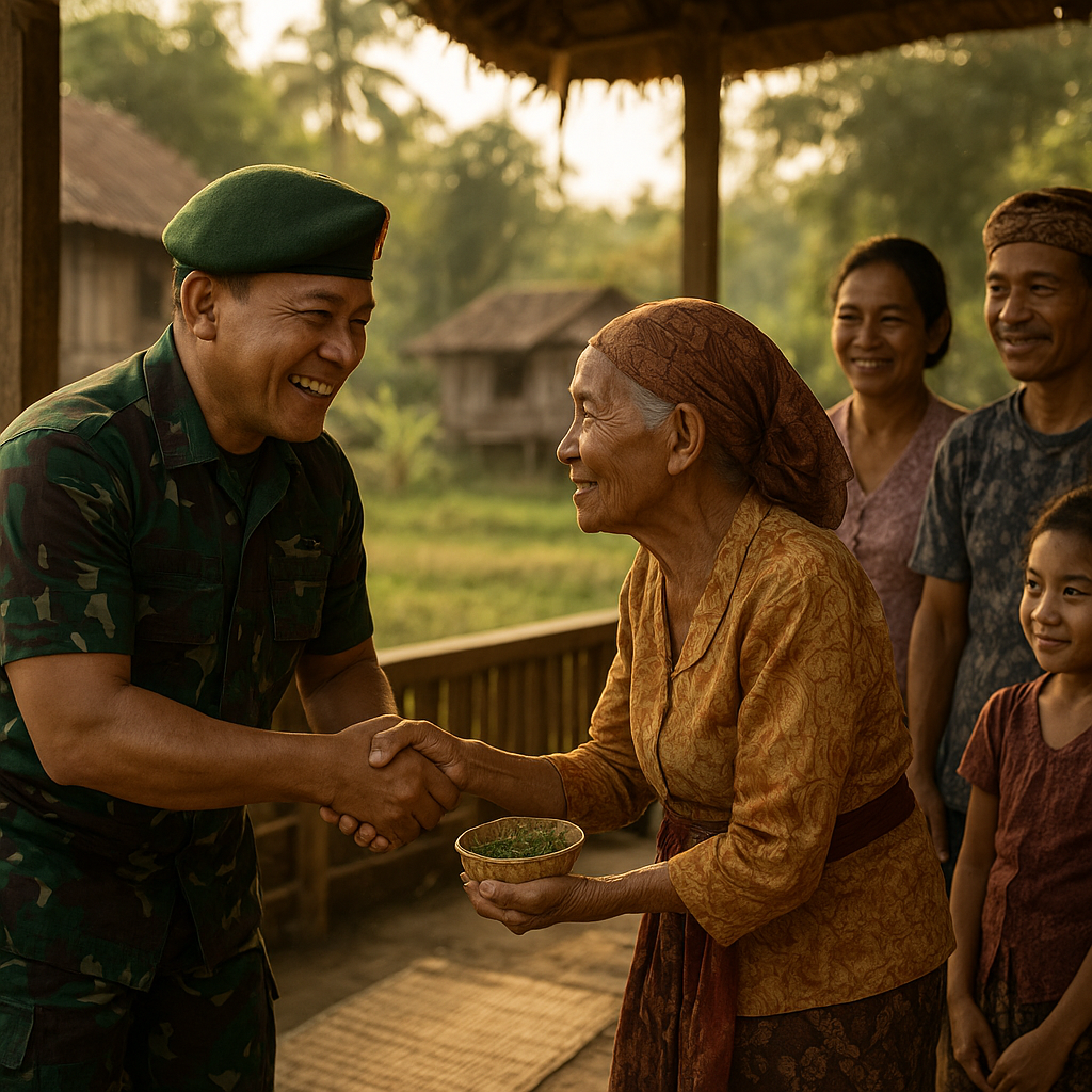 Komandan Kodim Ikuti Prosesi Adat sebagai Wujud Kedekatan dengan Masyarakat