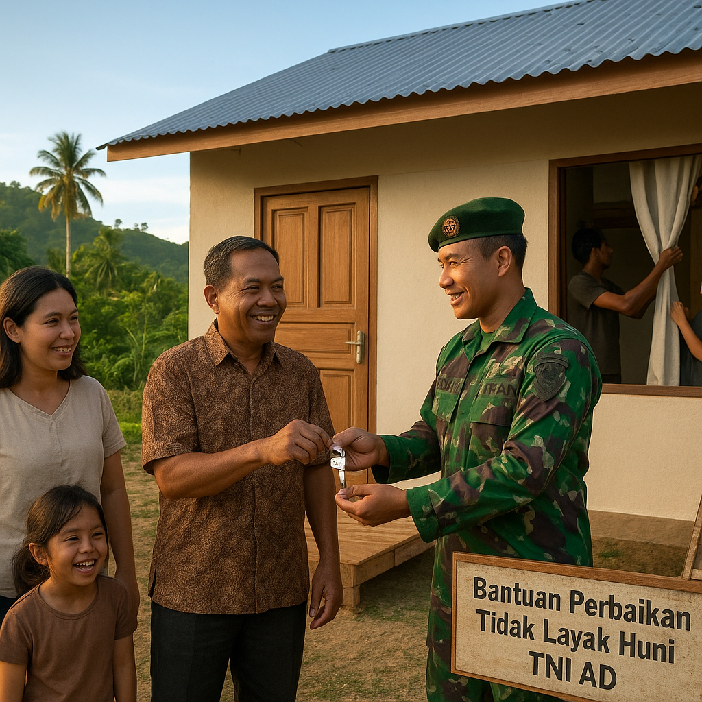 Sentuhan Akhir untuk Rumah Impian Bapak Ahmad di Bukit Pamewa