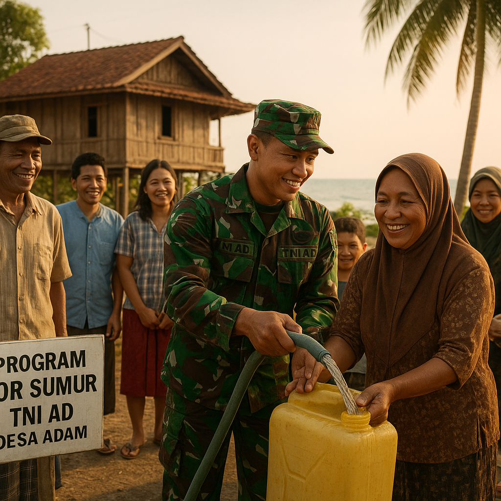 Menembus Bumi di Ujung Kepulauan, Air Bersih Jawaban untuk Dahaga 317 Jiwa Warga Desa Adam