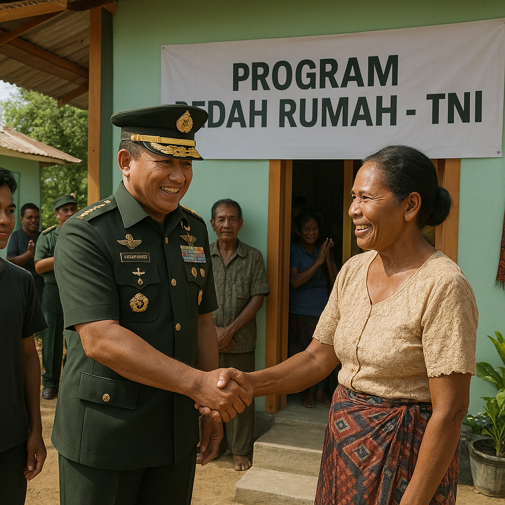 Panglima TNI Tinjau Program Bedah Rumah untuk Keluarga Pra-Sejahtera di NTT