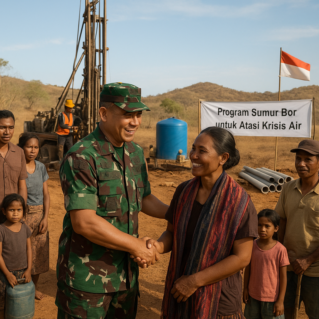 Panglima TNI Tinjau Lokasi Pembangunan Sumur Bor untuk Atasi Krisis Air di Sumba