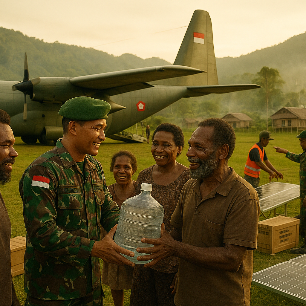 Dukungan Logistik Dikirim, Program Manunggal Air dan Papua Terang Segera Wujudkan Harapan Warga