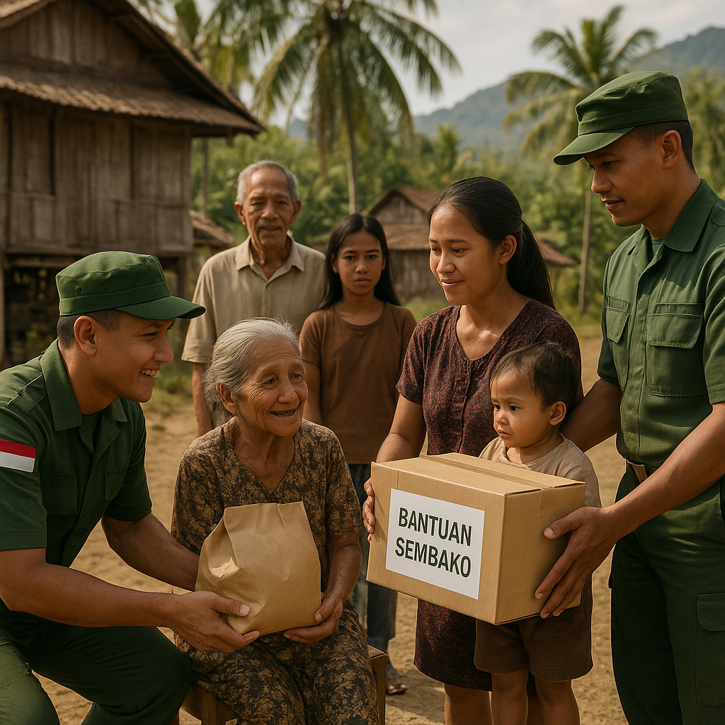 Bantuan Sembako untuk Lansia dan Keluarga Prasejahtera di Desa Tertinggal Sulawesi