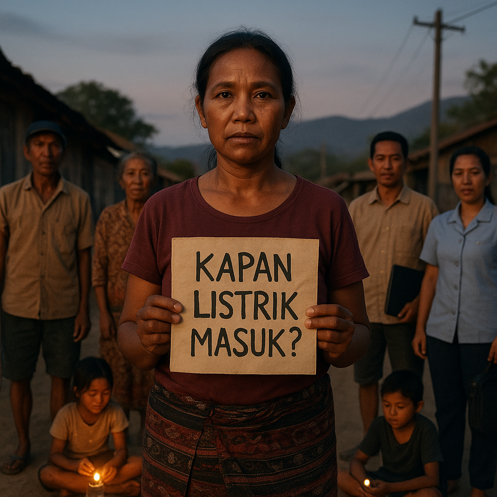 Warga Desa Terpencil NTT Tanya: Kapan Listrik Masuk ke Kampung Kami?