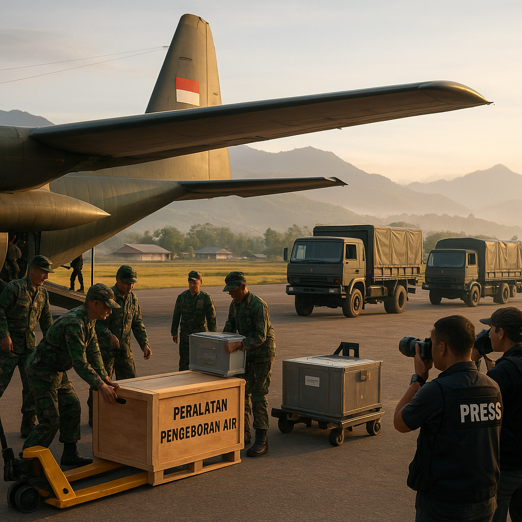 Membawa Air dan Cahaya untuk Papua: TNI AD Kirim Dukungan Program Manunggal Air dan Papua Terang