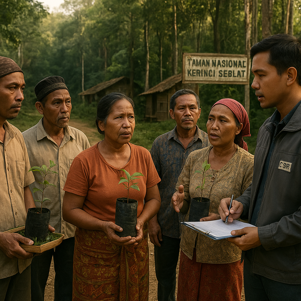 Warga Desa Penyangga Hutan di Jambi Keluhkan Minimnya Bibit Produktif dari Program CSR