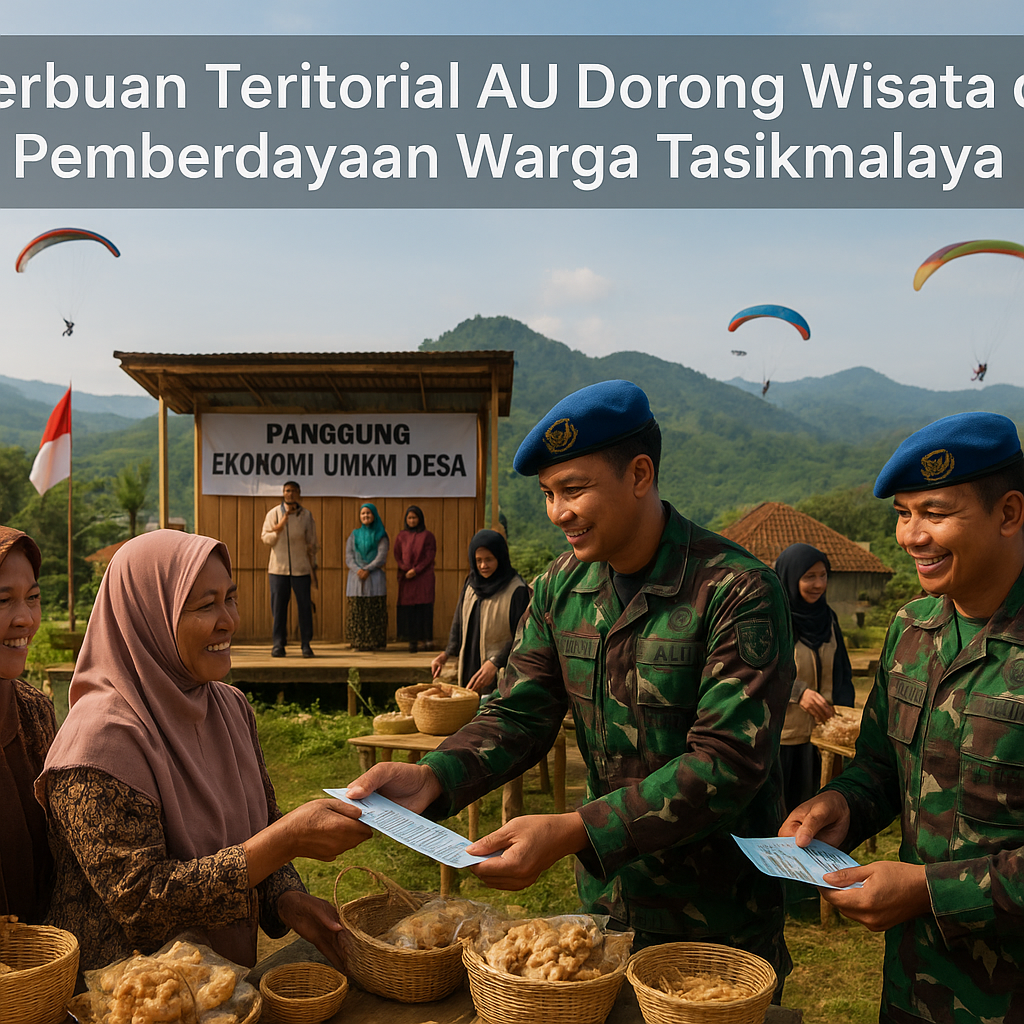 Serbuan Teritorial AU Dorong Wisata dan Pemberdayaan Warga Tasikmalaya