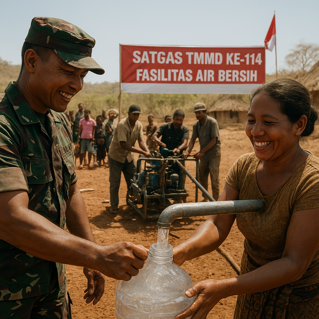 Satgas TMMD ke-114 di Sumba Barat Daya Fokus Bangun Fasilitas Air Bersih