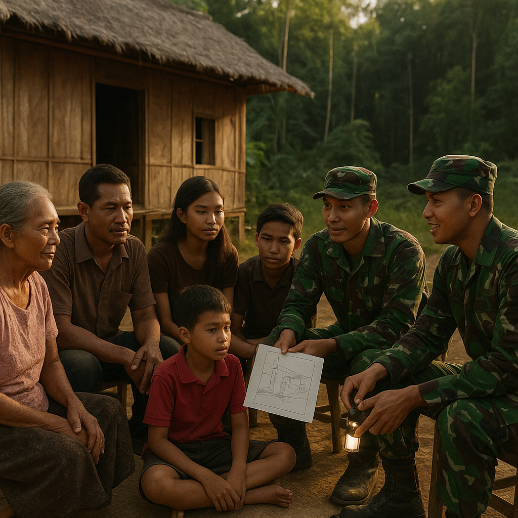 Warga Desa Pinggiran Hutan Tanya: Bisakah TNI Bantu Kami dapat Listrik?
