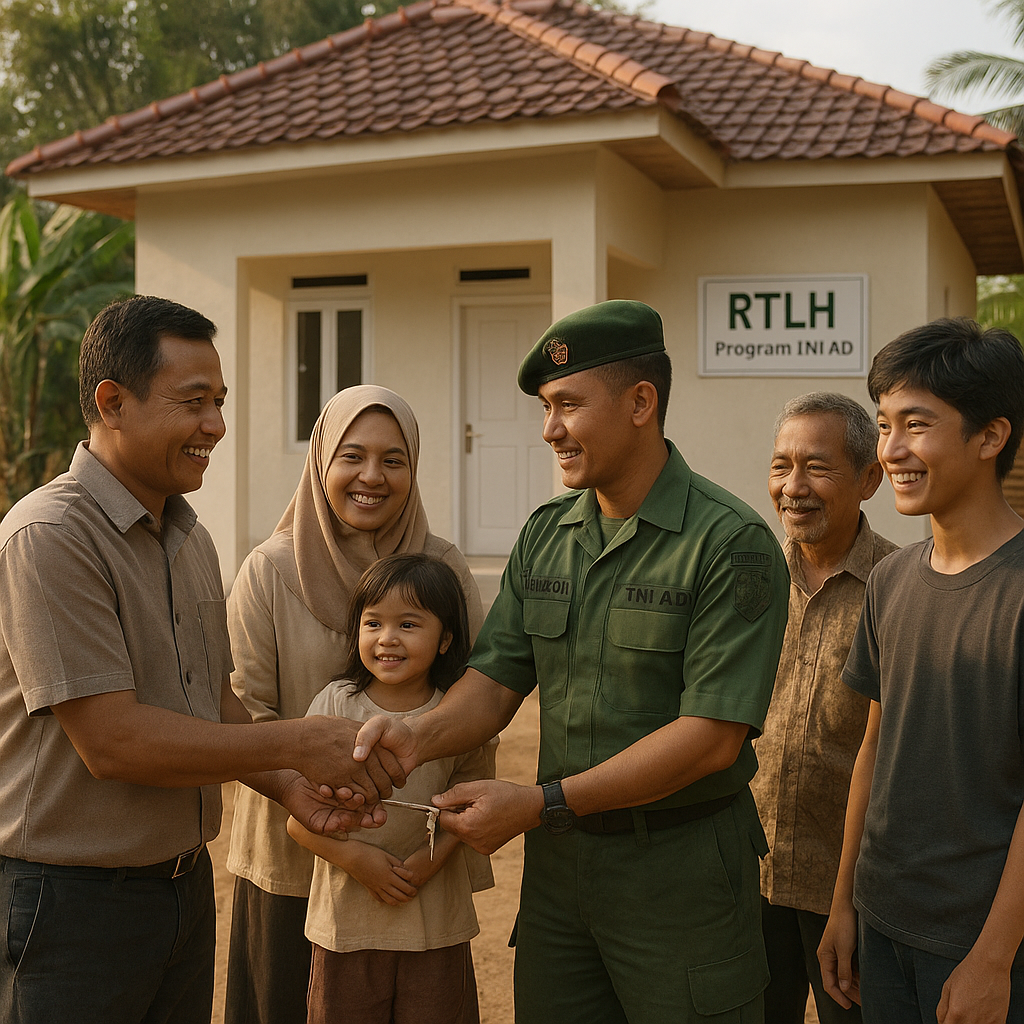 Harapan Baru di Pematang Kulim, Pembangunan RTLH oleh TNI AD Berjalan Maksimal