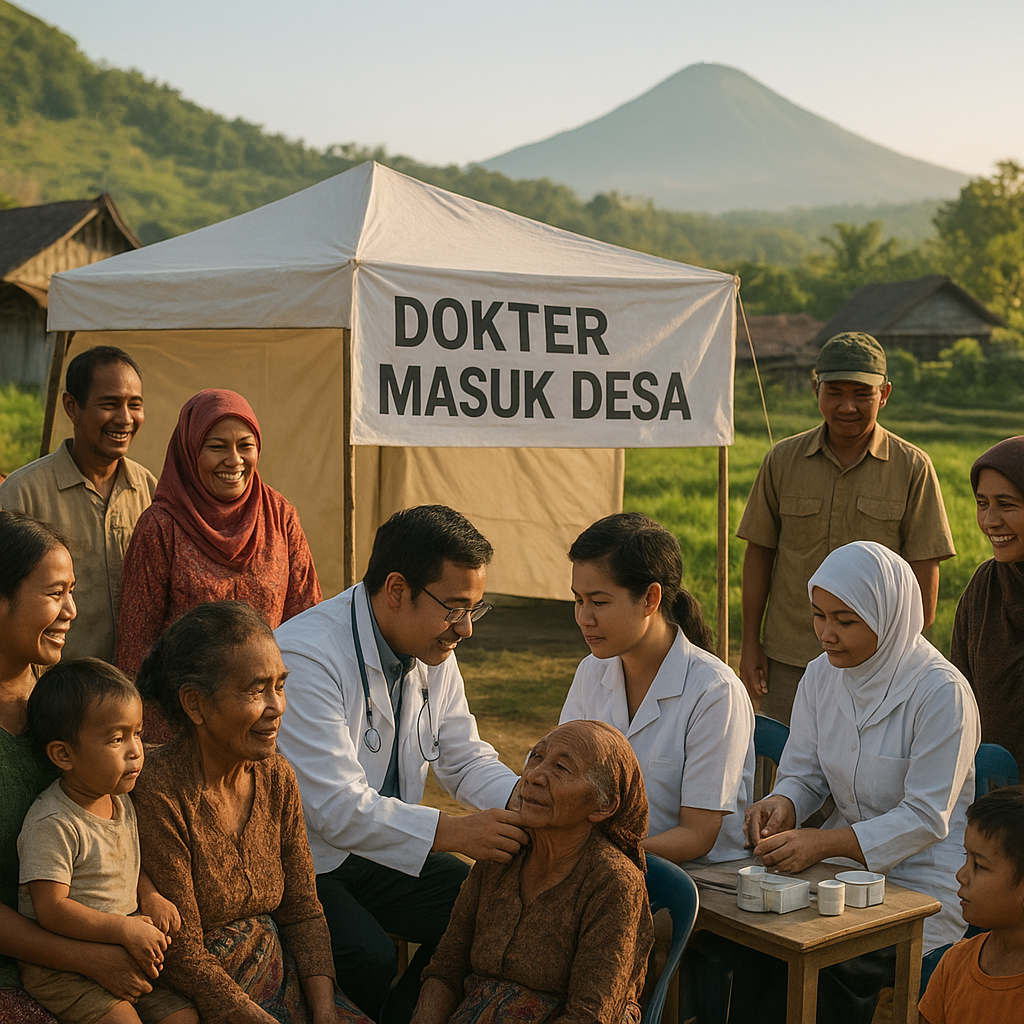 Warga Desa Terpencil di Flores Antusias Sambut Program Pemerintah 'Dokter Masuk Desa'