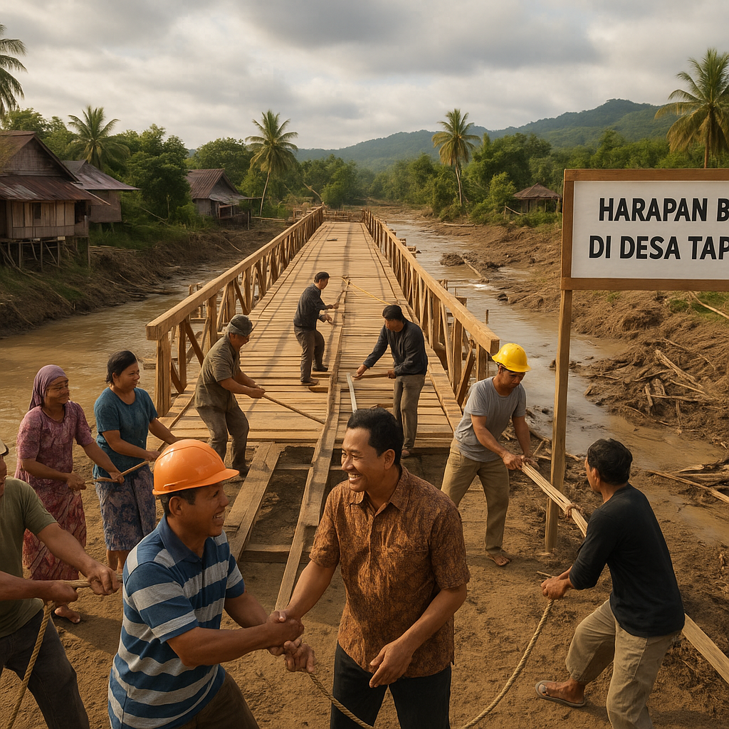 Harapan Baru di Desa Tapua: Jembatan Perintis Garuda Mulai Dibangun