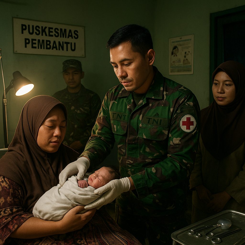 Kisah Dokter Satgas TNI Selamatkan Ibu Bersalin di Puskesmas Pembantu Pedalaman Aceh
