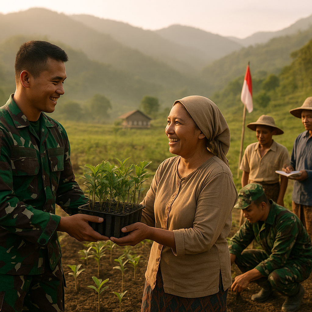 Program Bantuan Bibit Cengkeh dari TNI Ubah Wajah Ekonomi Petani di Pegunungan Halmahera