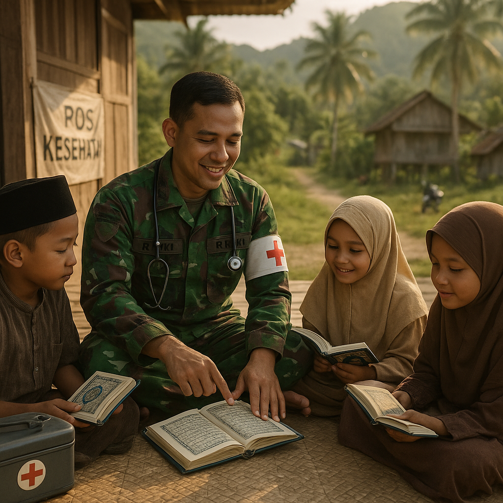 Kisah Dokter Satgas TNI di Pedalaman Aceh: Dari Buka Praktek Sampai Jadi Guru Ngaji