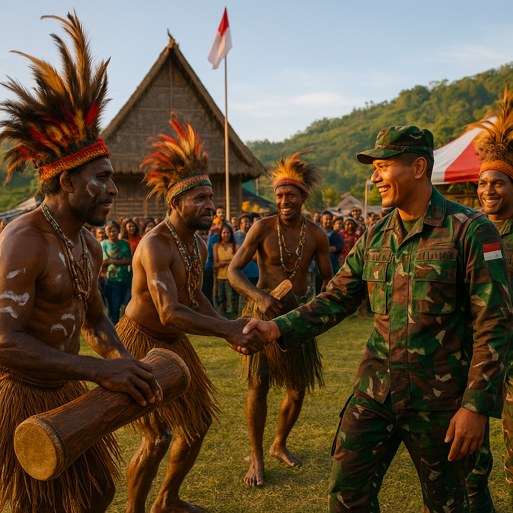 Festival Desa Budaya di Papua Digelar, TNI Bantu Amankan dan Meriahkan