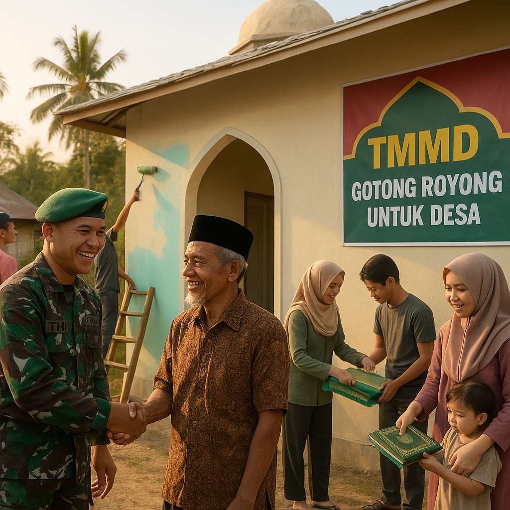Sentuhan Akhir untuk Mushola Gebang, Pahala dan Senyuman untuk Warga