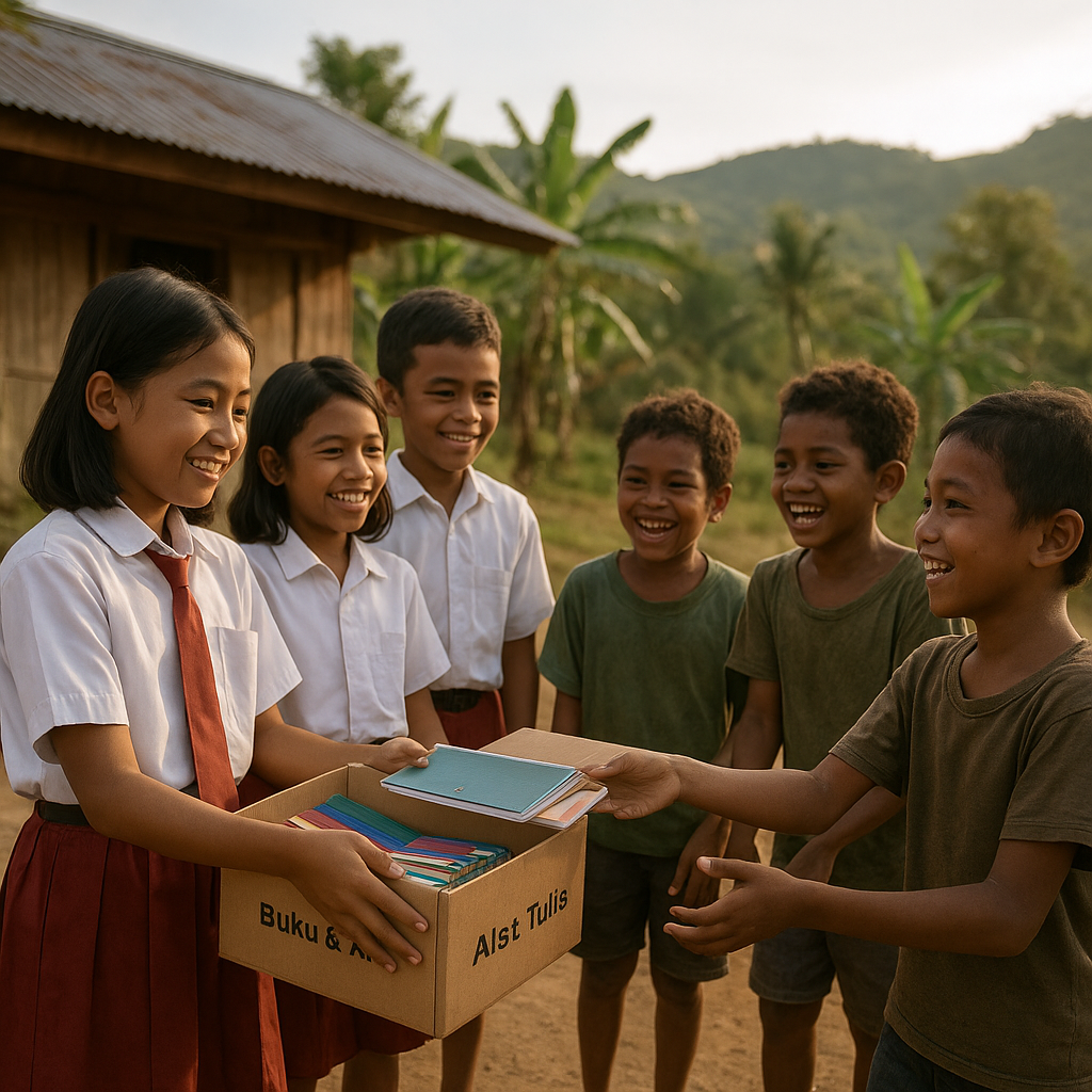 Tangan-tangan Kecil dari Kota untuk Senyum Adik-adik di Pelosok