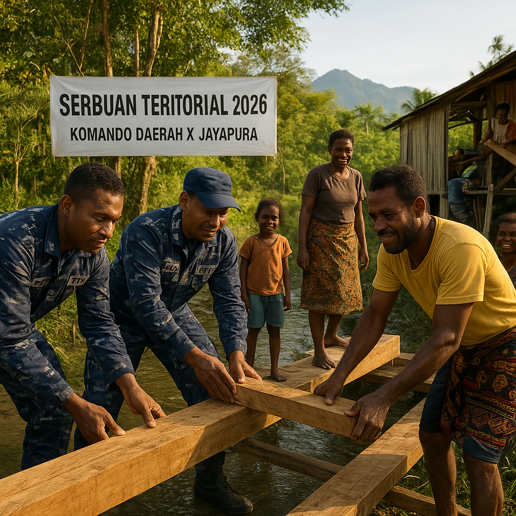 Dua Komando, Satu Tujuan: TNI AL Kembali Gelar Serbuan Teritorial 2026 di Papua