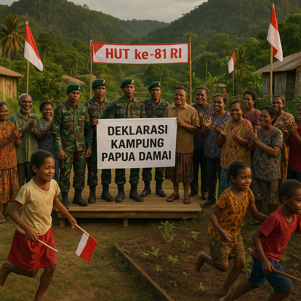 Deklarasi Hitadipa Menjadi Kampung Damai, Ruang Hidup Baru untuk Anak-anak Papua
