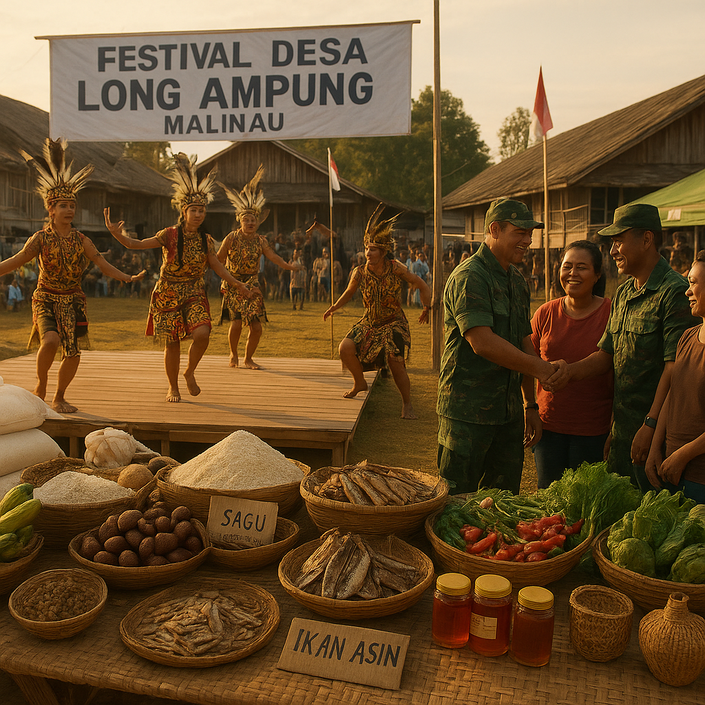 Festival Desa di Malinau: Pameran Hasil Bumi dan Pentas Seni Warga