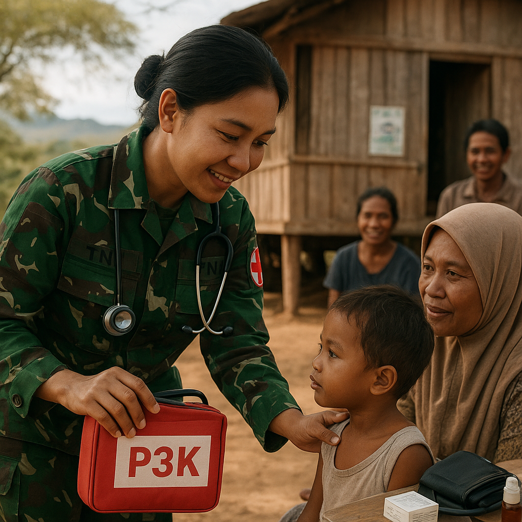 Kisah Dokter Prajurit TNI yang Blusukan ke Desa-Deta Terpencil di NTT