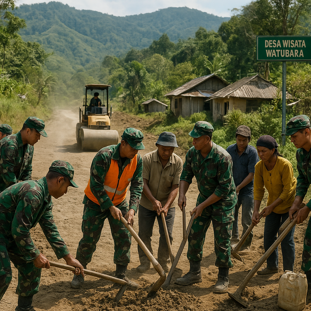Kilas Pelosok: Akses Jalan Menuju Desa Wisata di Flores Mulai Diperbaiki