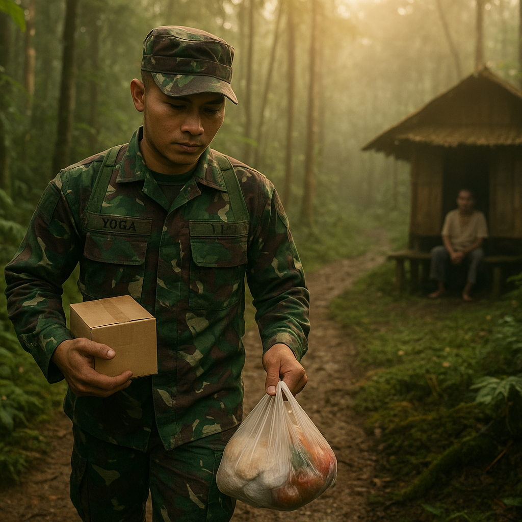 Praka Yoga Rela Berjalan 20 Km Demi Antar Obat ke Kakek Sakit di Hutan
