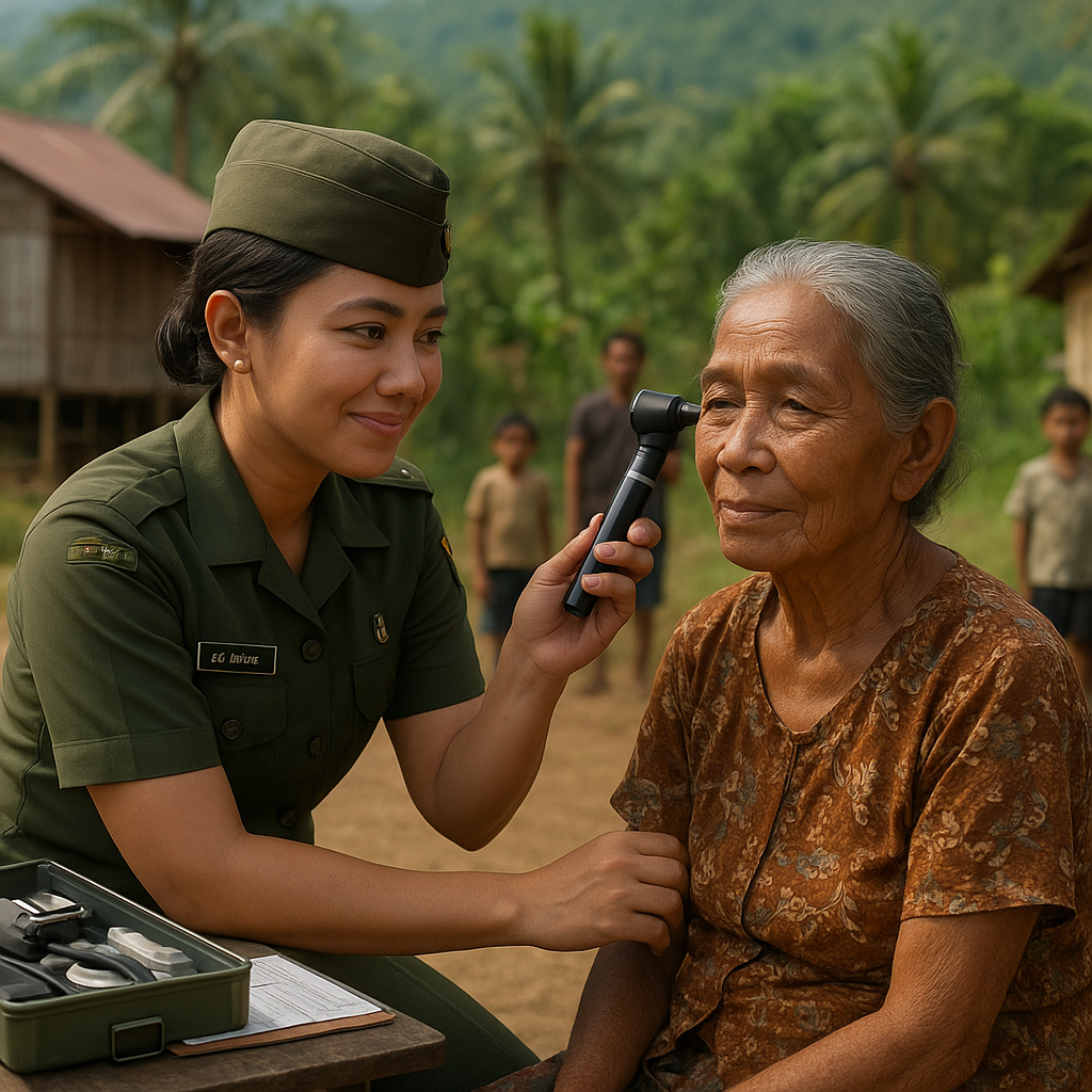 Kisah Dokter Prajurit TNI yang Rutin Berkeliling Layani Warga Pedalaman Sulawesi