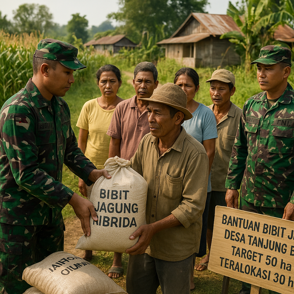 Tanya Warga: Bantuan Bibit Jagung dari TNI Belum Merata, Minta Tambahan
