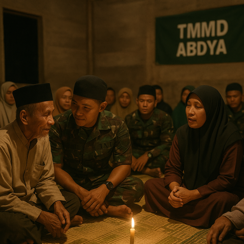 Tak Sekadar Bangun Desa, TMMD Abdya Bangun Kedekatan dengan Warga