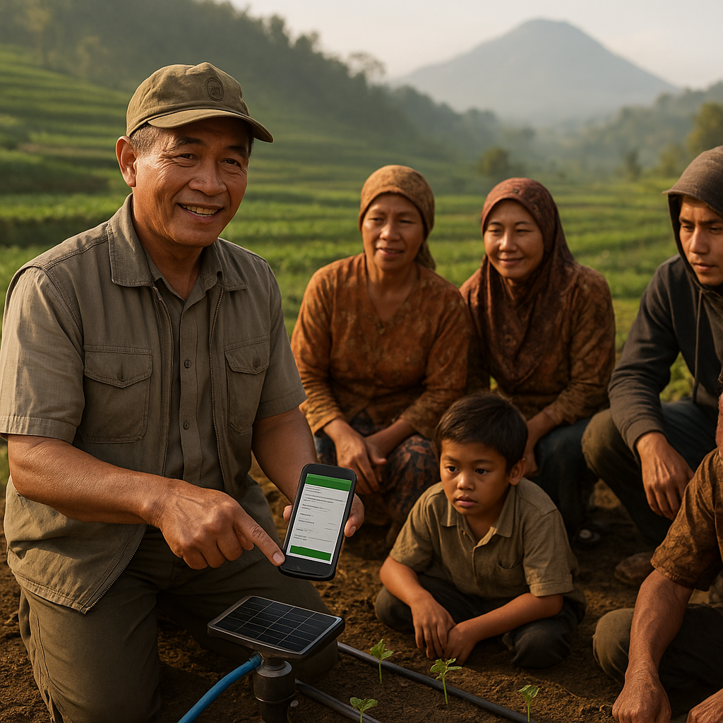 Dari Medan Perang ke Ladang Pertanian, Mantan Prajurit Bina Warga Desa Melek Teknologi Tani