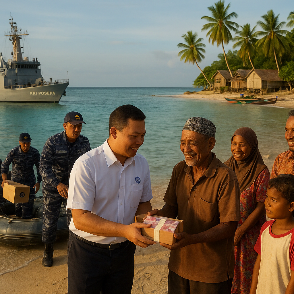 BI Maluku dan TNI AL Jangkau 5 Pulau 3T, Bawa Rupiah Layak Edar untuk Warga Terpencil