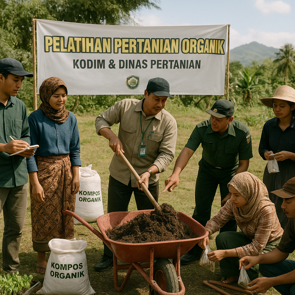 Kodim di Flores Gelar Pelatihan Pertanian untuk Pemuda Desa