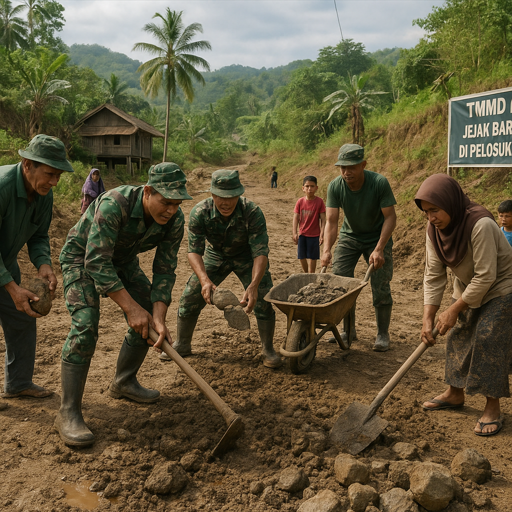 Jejak Bakti TNI di Pelosok Lenggo: Merajut Asa yang Sempat Terputus