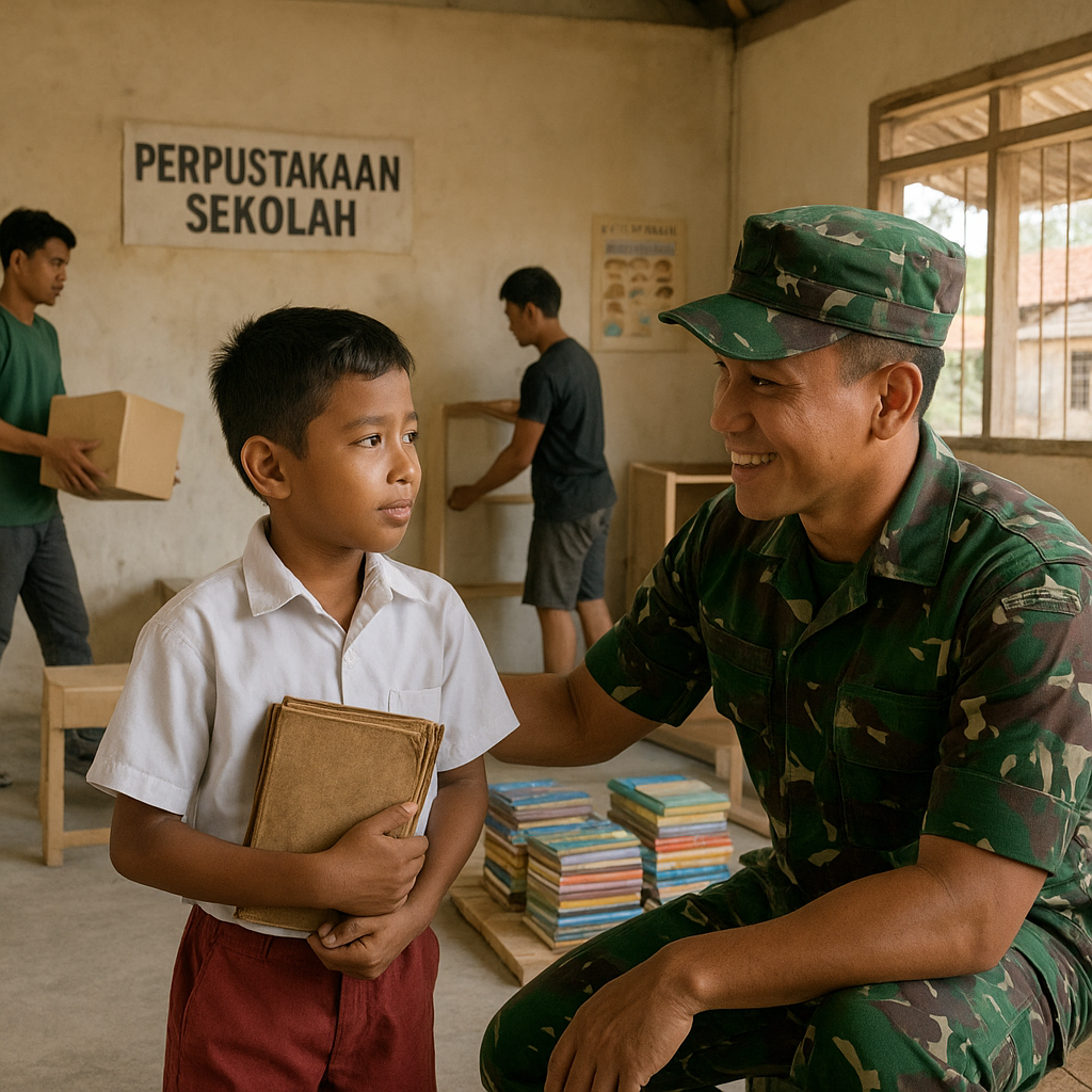 Mimpi Anak Pelosok NTT: Sekolah Kami Butuh Perpustakaan, Bapak TNI Bisa Bantu?