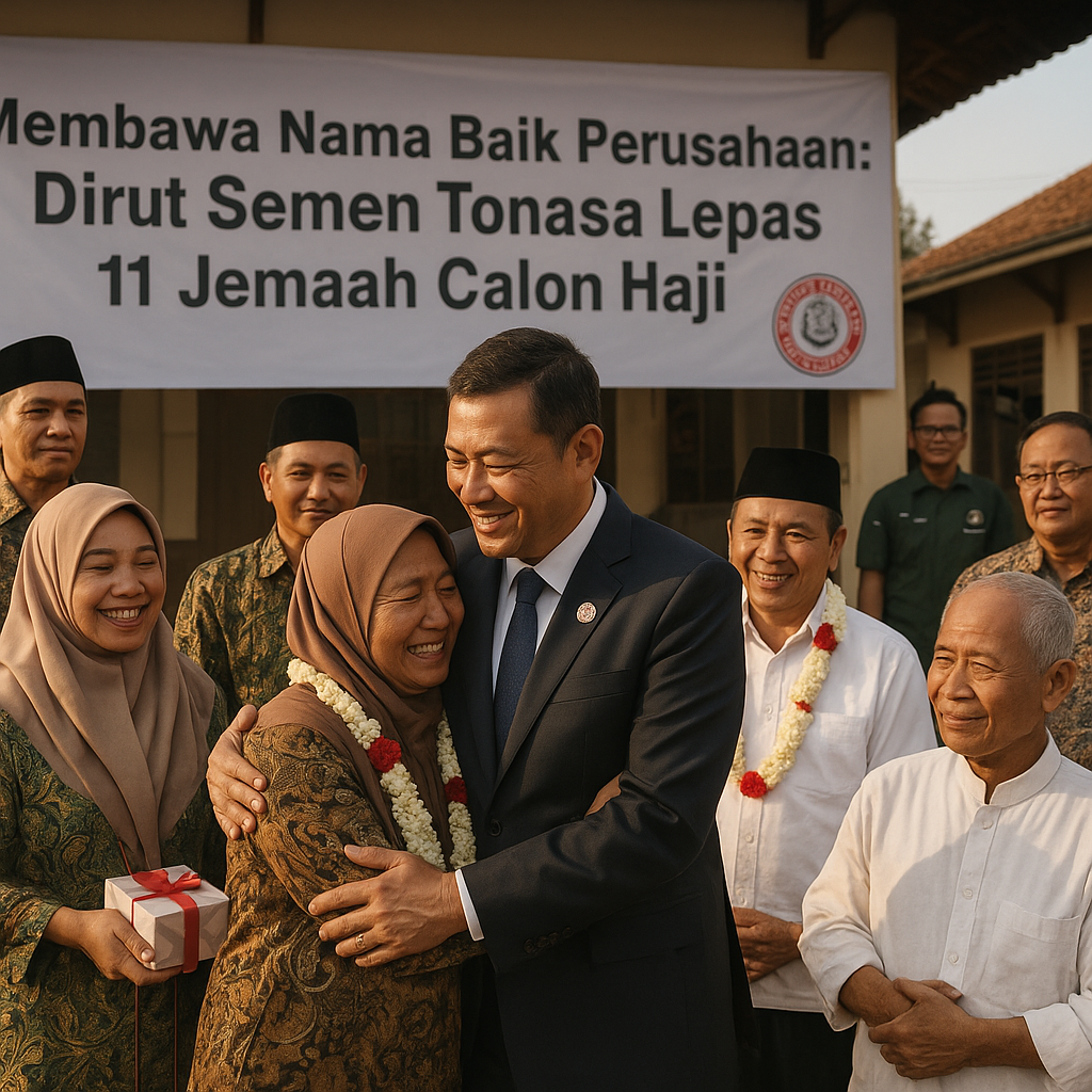 Membawa Nama Baik Perusahaan: Dirut Semen Tonasa Lepas 11 Jemaah Calon Haji