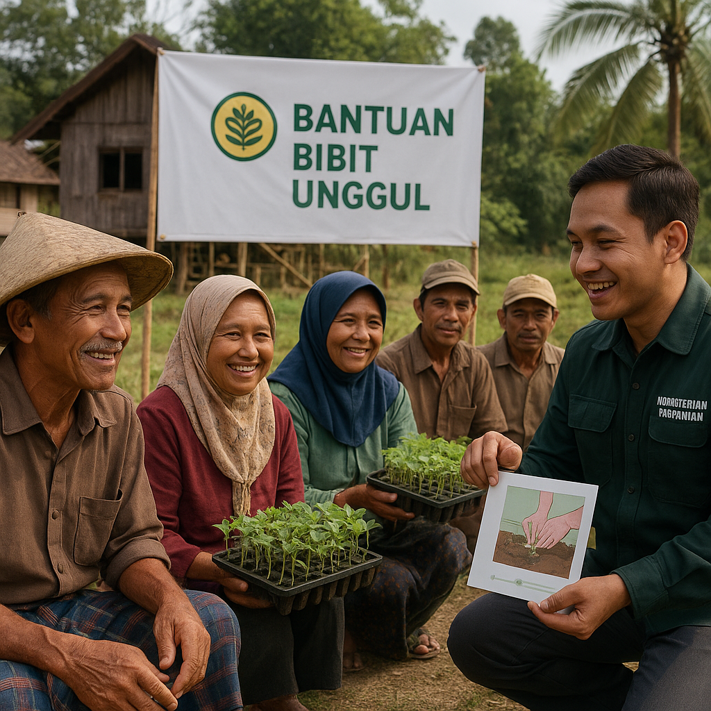 Bantuan Bibit Unggul dan Pelatihan dari Kementan Mulai Dinikmati Petani di Desa Terluar
