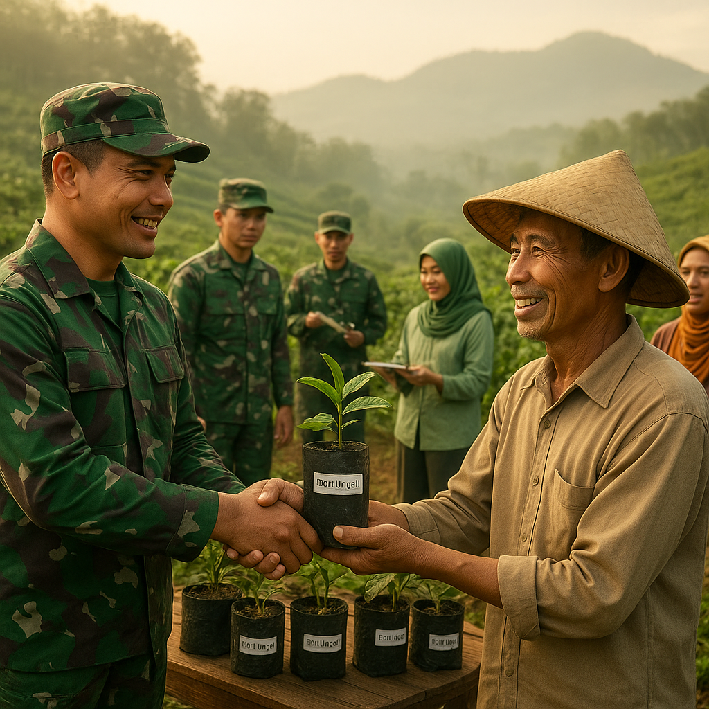Dari Ladang ke Meja: Bantuan Bibit Unggul TNI untuk Petani Kopi Gayo