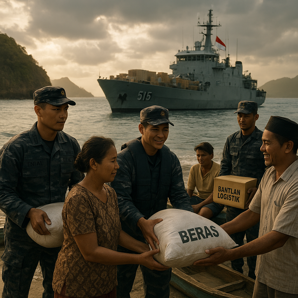 Cerita dari Ujung Flores: TNI AL Bantu Distribusi Bahan Pokok ke Pulau Terpencil