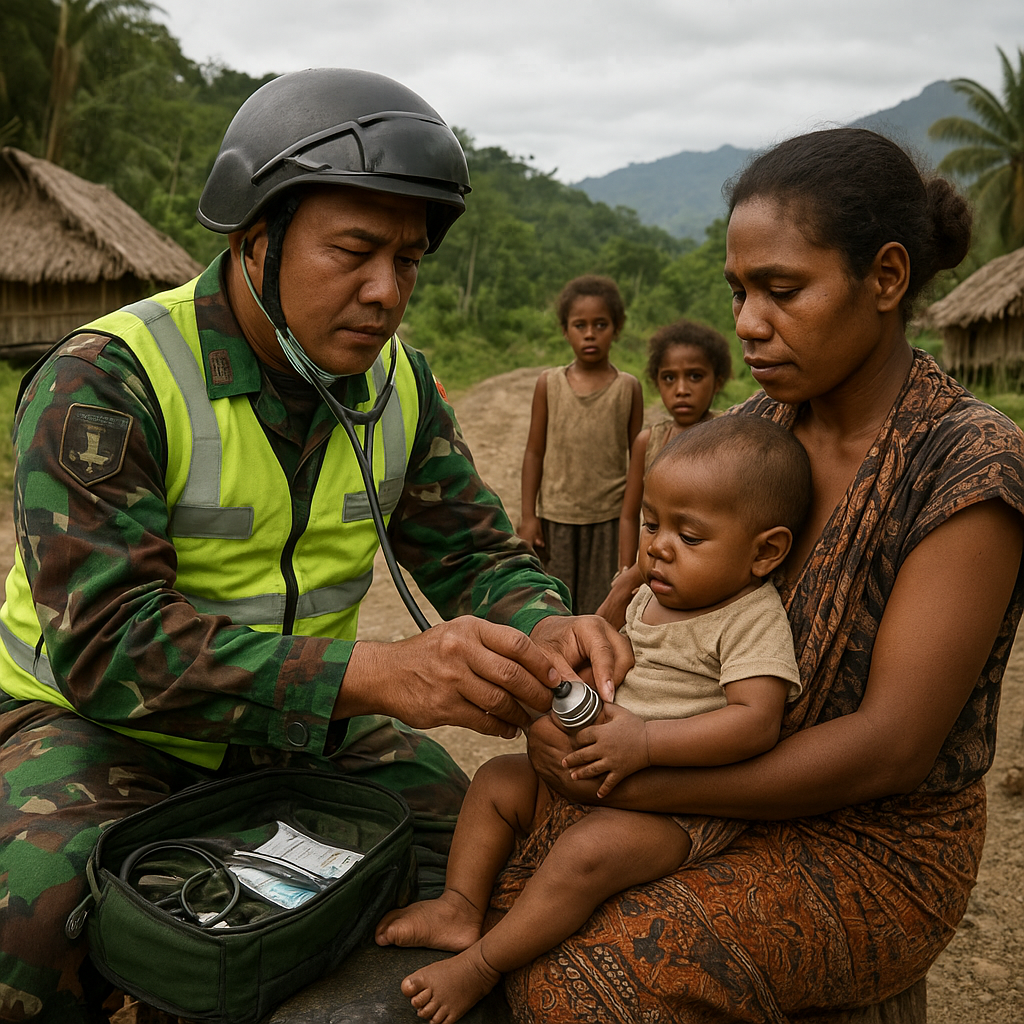 Kisah Dokter TNI yang Berkeliling Naik Motor, Layani Kesehatan Ibu dan Anak di Pedalaman Papua