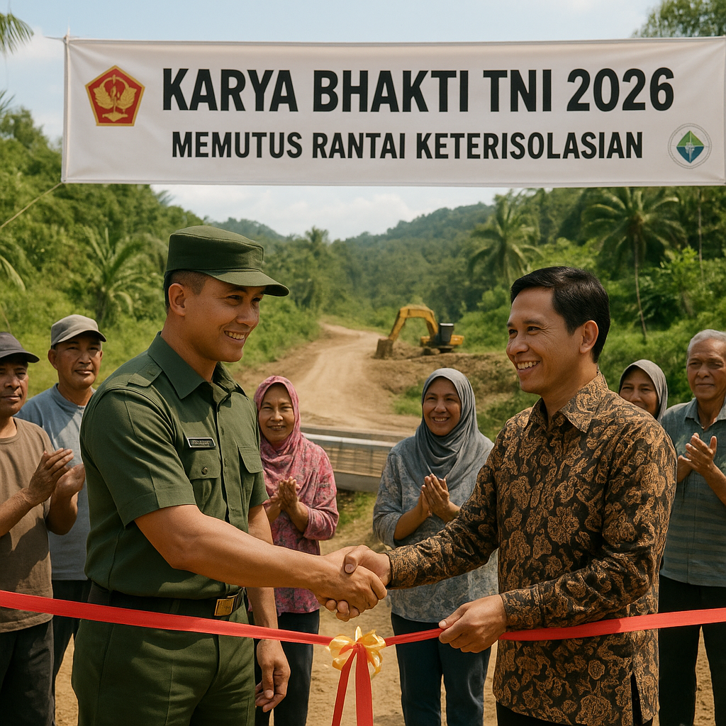 Memutus Rantai Keterisolasian: TNI dan Kemendes Luncurkan Karya Bhakti 2026 di Bengkulu
