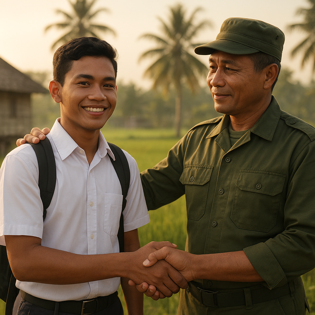 Cerita Hangat: Anak Desa di Aceh Lolos Seleksi Akademi Militer Berkat Bimbingan Babinsa