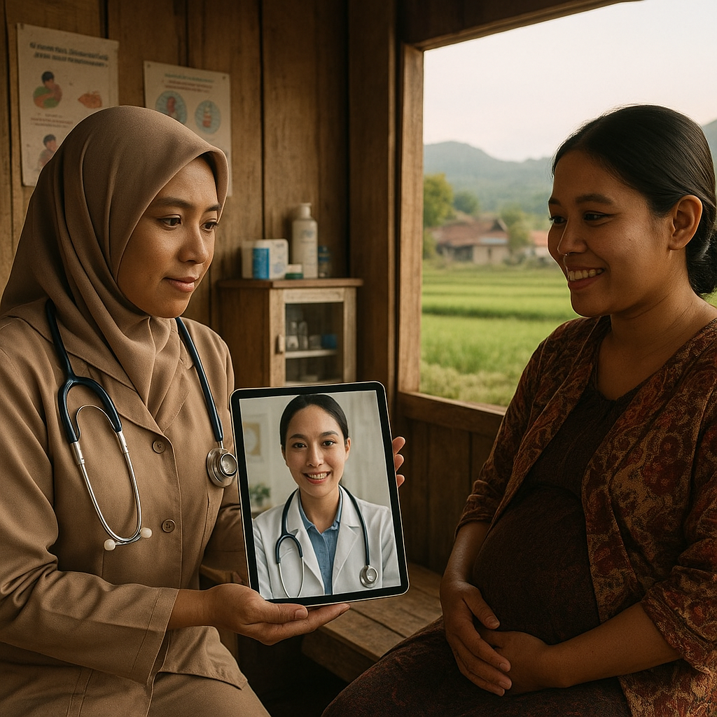 Ketika Dokter dan Bidan 'Online' Sampai ke Pelosok