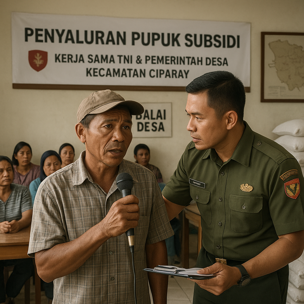 'Kapan Pupuk Subsidi Sampai ke Desa?' Keluhan Warga Petani Disambut Program TNI