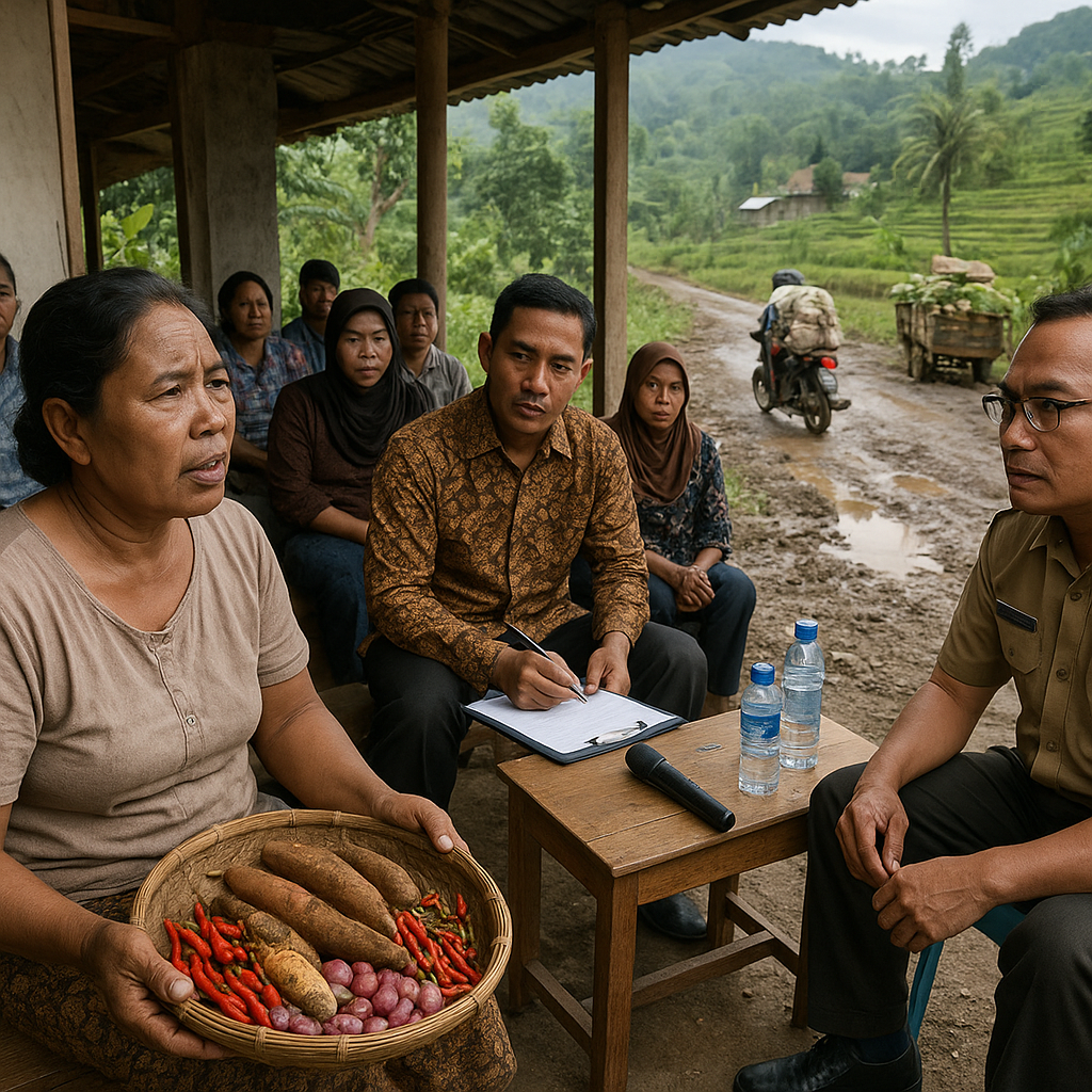 Aspirasi Warga Desa Puncak: "Kami Butuh Jalan yang Lebih Baik untuk Hasil Bumi"